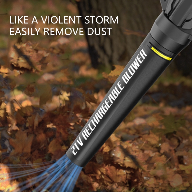Portable Lightweight Electric Leaf Blower Cordless 580CFM Power Stainless Body