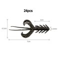 thumbnail image 3 of Mosiee 24Pcs Tpr Fishing For Soft Lures Fishing Fishing Luya Dummy Bait Dancing Shrimp, 3 of 8