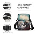 thumbnail image 7 of FUIALDOLG Crossbody Purse for Running, with Zipper Portable Cross-Body Bag Phone Case for Men Black And White Horses Crossbody Bag, 7 of 7