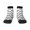 2 Black-1, variant on Black Squirrel Pattern Quarter Crew Socks,Toe Seamed Ankle Socks,Cotton Cushioned Breathable Athletic Crew Sports Socks