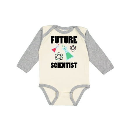 

Inktastic Future Scientist Gift Baby Boy or Baby Girl Long Sleeve Bodysuit