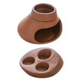 thumbnail image 3 of DOLITY Ceramic Essential Oil Set Decorative Aroma Diffuser for Office Holiday Decor Red, 3 of 9
