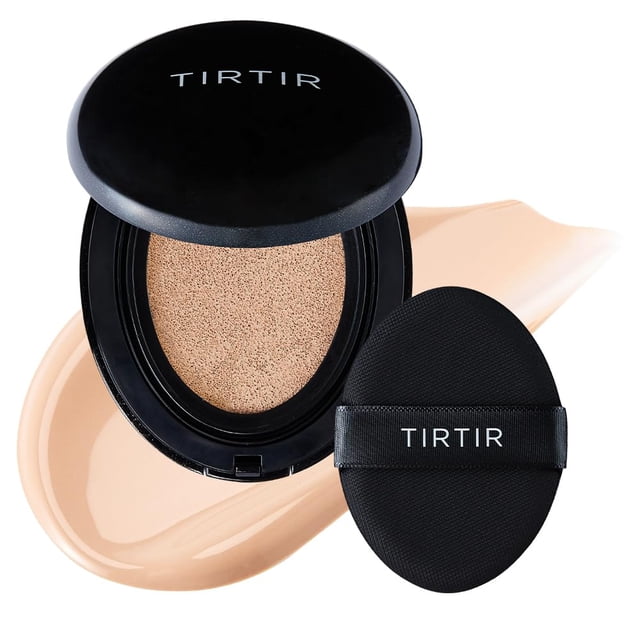 Mascarilla Tirtir de Cushion Foundation, de porcelana 17C, color negro