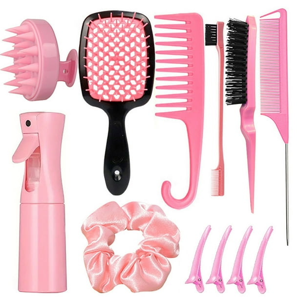 Set de Peluquería Set de Peluquería Incluye Varios Peines Set de Peluquería Apto para Todo Tipo de Cabello