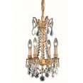 thumbnail image 1 of Elegant Lighting Rosalia 13" 4 Light Royal Crystal Chandelier, 1 of 1
