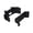 Black, variant on Flying Device Add On Height Extender Stand With Clip Design For Enhanced Landing Balance Secure Fit