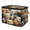Multicolor 1, variant on ADECORIVY Cat Sunflower Flower Storage Bin with Zipper Lid, Fabric Foldable Shelf Baskets Boxes, Closet Lidded Storage Bins, Decorative Clothes Organizer for Bedroom Home