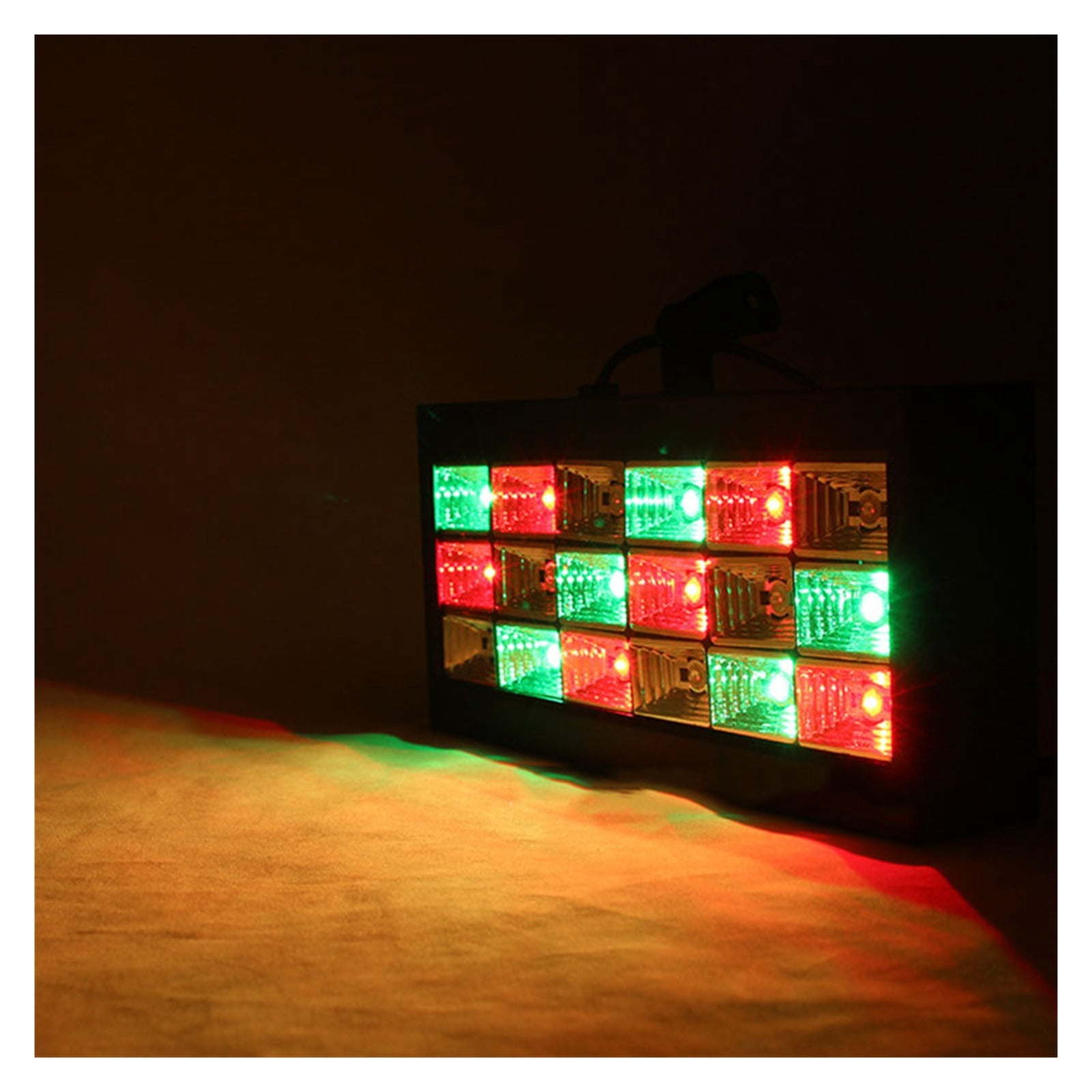18 Color Strobe Lights Wedding And Birthday Voice Control Lights KTV Bars Dance Halls Flashing Lights LED Mini Stage Lights ,Easy to Install
