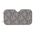 thumbnail image 6 of Lsque Black White Stripes Car Windshield Sun Shade | Accordion Folding Style Auto Shade for Car Truck SUV Van | Blocks UV Rays Sun Visor Protector | Small, 6 of 7