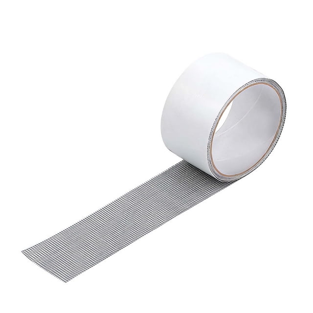SIfdSeng Black Window Screen Tape Strong Fiberglass Mesh Patch for Window & Door Screen Tears