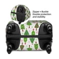 thumbnail image 2 of Kdxio Christmas Trees Pattern Luggage Cover for Travel,Elastic and Durable,Fits 18-32 Inch,Anti-Scratch Suitcase Protector-No luggage included, 2 of 5