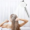 thumbnail image 6 of Steadline 5 Mode Turbo Shower Head Complete Set with Hose and Bracket - Enhanced Water Pressure with Universal Connection and Easy Tool-Free Installation for Home Bathroom, 6 of 9