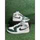 thumbnail image 1 of Ni - ke Ni - ke Air Jordan 1 Mid SE White Oxidized Green Sail Grey Men's Size 8 Shoes New, 1 of 5
