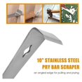 thumbnail image 3 of Woodworker'S Multi-Purpose Magic, 10 Inch Stainless Steel Pry BarScraper, 3 in 1 Woodworking Tool - Chisel, for Banging, 3 of 7