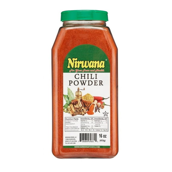 Nirwana Chili Powder, 16 Oz Jar