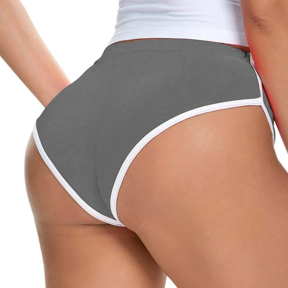 iHPH7 Booty Shorts for Women, Athletic Shorts for Women, High Waisted Shorts Women, Summer Shorts for Women, Running Shorts for Women, Gray L