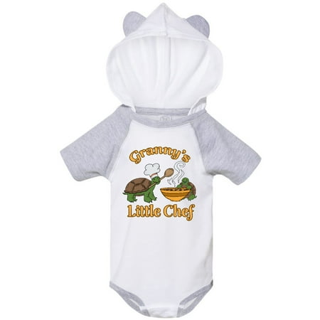 

Inktastic Granny s Little Chef with Cute Turtles Gift Baby Boy or Baby Girl Bodysuit