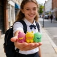 thumbnail image 5 of Dohjees 3,Pack Sensory Support Set , Includes Glow,in,the,Dark Characters for Stress Management , Aesthetic Fidget Tool for Home and Office Desk, 5 of 6