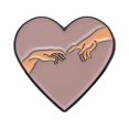 thumbnail image 1 of Horror Skeleton Heart Esmalte Pin Punk Mano Onda Broche Amor Pins Solapa Insignia Accesorios De Joyería Regalo Para Amigos, 1 of 4