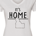 thumbnail image 4 of Inktastic It's Home- State of Idaho Outline Women's V-Neck T-Shirt, 4 of 5