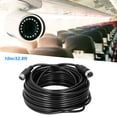 thumbnail image 3 of 4 Pin Car Camera, Anti Interference PVC Video Cronometro Multifunktions Stoppuhr Cable Portable Extension Cord for Auto Truck Bus Monitor5m 16.4ft, 3 of 8