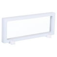 thumbnail image 1 of Unique Bargains 3D Floating Display Frame Coin Jewelry Case Holder with Base 9' x 3.5' White, 1 of 6