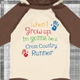 thumbnail image 4 of Inktastic Cross Country Runner Future Boys or Girls Long Sleeve Baby Bodysuit, 4 of 5
