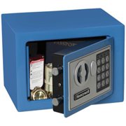 Honeywell Safes & Door Locks 5005B HONEYWELL-5005B Steel Security Safe with Digital Lock, 0.17-Cubic Feet, Blue, 0.17 Cubic Feet