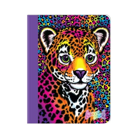 Lisa Frank Sparkle Glitter Composition Notebook, 100 Sheets, Wide Ruled