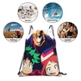 thumbnail image 4 of My Hero Academia Drawstring Backpack Anime Sackpack Gym Bag For Sport Yoga Travel Hiking Shopping Lightweight Gym Bag 16*14 Inch, 4 of 9