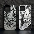 thumbnail image 2 of Comics d-dragon Ball Saiyan para Apple iPhone 15 14 13 12 11 XS XR X Pro Max Plus funda de teléfono colorida plateada, 2 of 5