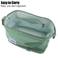 thumbnail image 6 of Makeup Bag Cosmetic Travel Bag Waterproof Organizer Case Toiletry Bag for Women Nylon Green, 6 of 6