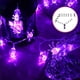 thumbnail image 5 of Uuiauoio 20 LED Purple Spider String Lights Battery Powered for Indoor Outdoor Halloween Party Yard Home Decorations, 5 of 6