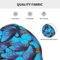 thumbnail image 5 of Logiee Blue Butterflies Print Unisex Knit Beanie for Men Women Winter Hat,Beanies Skull Caps, 5 of 7