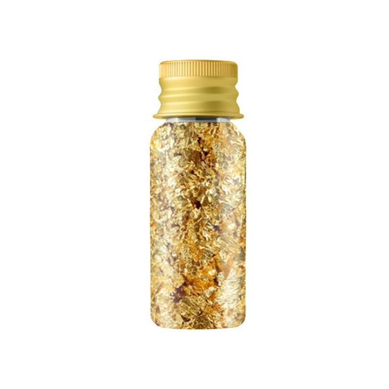 Gold Flakes for Resin, Gold Foil for Nails, Gold Foil Flakes Imitation Gold  Leaf for Jewelry Resin, Nails and Jewelry Making 