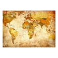 thumbnail image 2 of Tiptophomedecor World Map Wallpaper Wall Mural - Old World Map 02, 2 of 3
