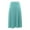 Mint Green, variant on vigerkar Women's Elastic High Waisted Casual A-Line Midi Skirt , XL