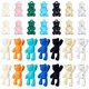 thumbnail image 1 of 28 colgantes de oso de aleación en 2 estilos. Colgantes de aleación con forma de oso. Pequeño dije colgante para hacer collares, pulseras y joyas. Colores surtidos., 1 of 6