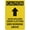 Warning Sign 2, variant on Caution Avoid Injury Watch Your Step Sign, 8"x12" Rust-Free Aluminum Metal Sign, Weather-Resistant Durable Easy-Mount Sign