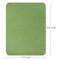 thumbnail image 3 of ANMINY Office Chair Mat for Hardwood Floor 47" x 63" Desk Chair Mat Non-Slip Home Office Protector in Living Room Study Office, Green, 3 of 7