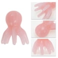 thumbnail image 3 of Unique Bargains 1 Pc Portable Octopus Head Massage Comb for Home Pink Purple Resin, 3 of 5