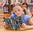 thumbnail image 6 of Haosy Mosaic Cute Skull Notebooks 1-subject Journal 60 Sheets A5 College Ruled Paper Detachable Ring 8.3"x5.7", 6 of 8