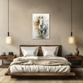 thumbnail image 4 of ZHONGYUTONG Horse Canvas Wall Art Running Horse Picture Prints Vintage Western Animal Portrait Paintings for Office Bedroom Framed (16.00" x 24.00"), 4 of 6