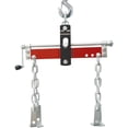 3-Ton Folding Engine Hoist With Load Leveler – 5000 LB Capacity, Telescoping Boom & 6 Swivel Wheels