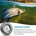 thumbnail image 3 of Disc Sinkers Fishing Weights Coin Sinkers Saltwater Surf Fishing Weights Bottom Fishing Drifting Trolling Catfishing Fishing Sinkers Weights Saltwater Tackle 1oz 2oz 3oz 4oz 5oz 6oz 8oz, 3 of 6