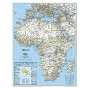 National Geographic Reference Map National Geographic Africa Wall Map - Classic (24 X 30.75 In), (Paperback)