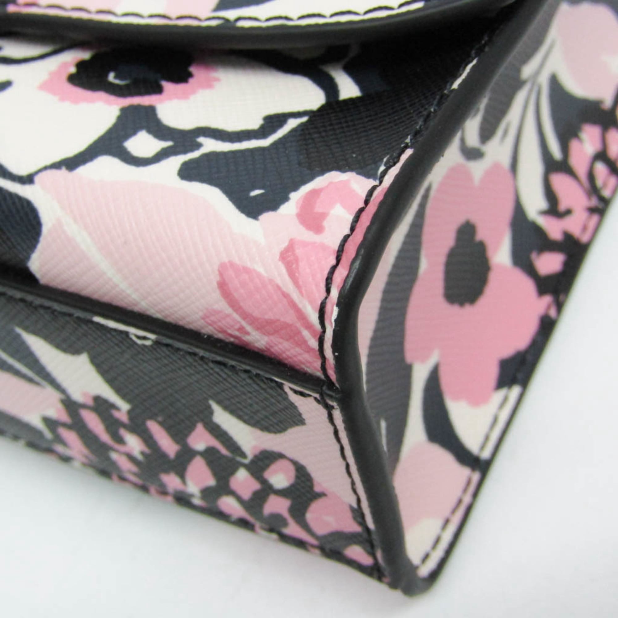 Pre-Owned Kate Spade Carson Dahlia Floral Printed K8111 Women's PVC Handbag,Shoulder... (Good)
