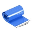 thumbnail image 2 of Unique Bargains Heat Shrink Tubes 70mm Flat Width Wrap for Three 18650 2 Meter Blue, 2 of 4