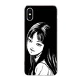 thumbnail image 1 of Junji Ito-funda de teléfono con diseño de Terror para iPhone, carcasa con diseño de Terror, para modelos 11, 14 Pro Max, 13, 12 Mini, 6 X, 8, 6S, 7 Plus, XS + XR, 5S, SE Fivean unisex, 1 of 2