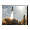 thumbnail image 2 of hamiltonbuhl 113" diag. (80x80) manual pull down projector screen, square format, matte white fabric, 2 of 2